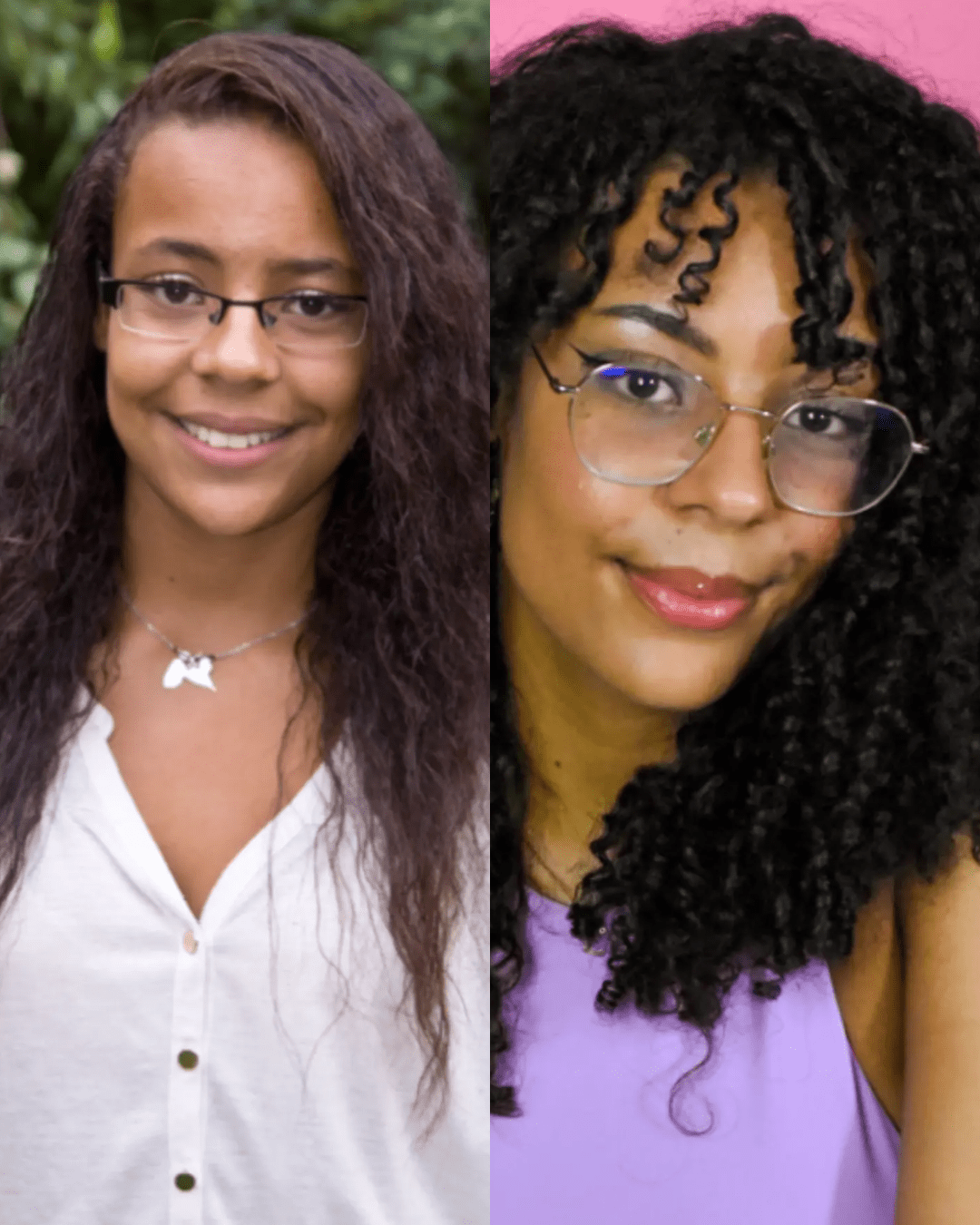 La transition capillaire cheveux frisés de Léa