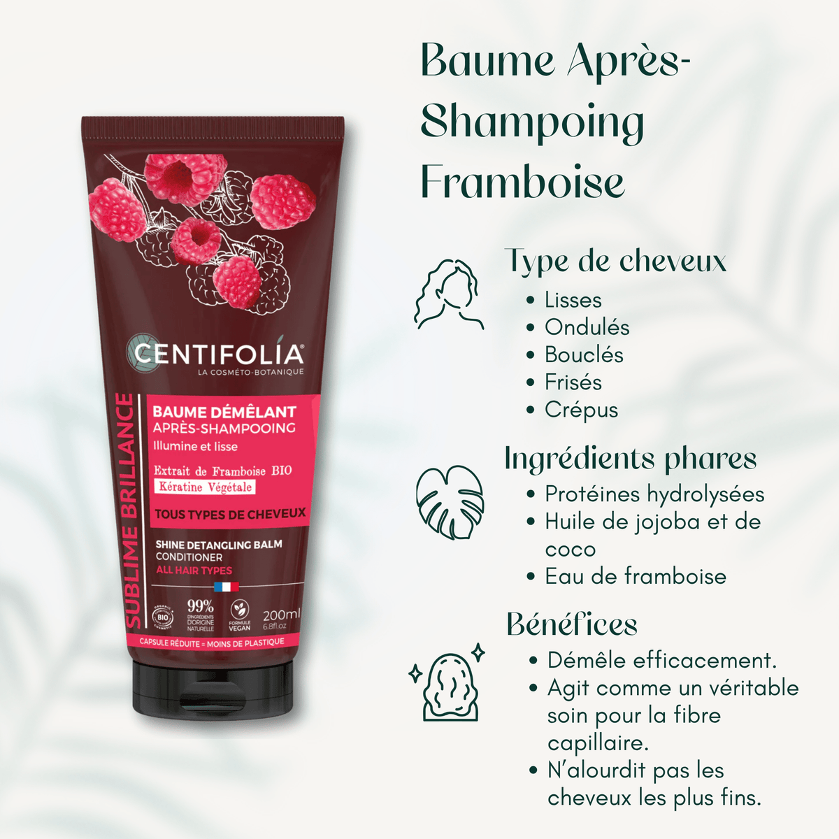 Baume Après-Shampoing Framboise