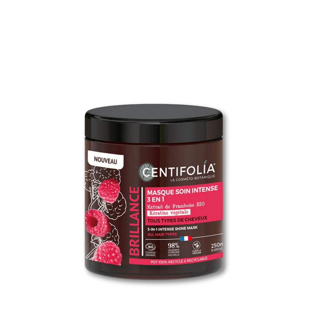 Masque Brillance Framboise 3 en 1