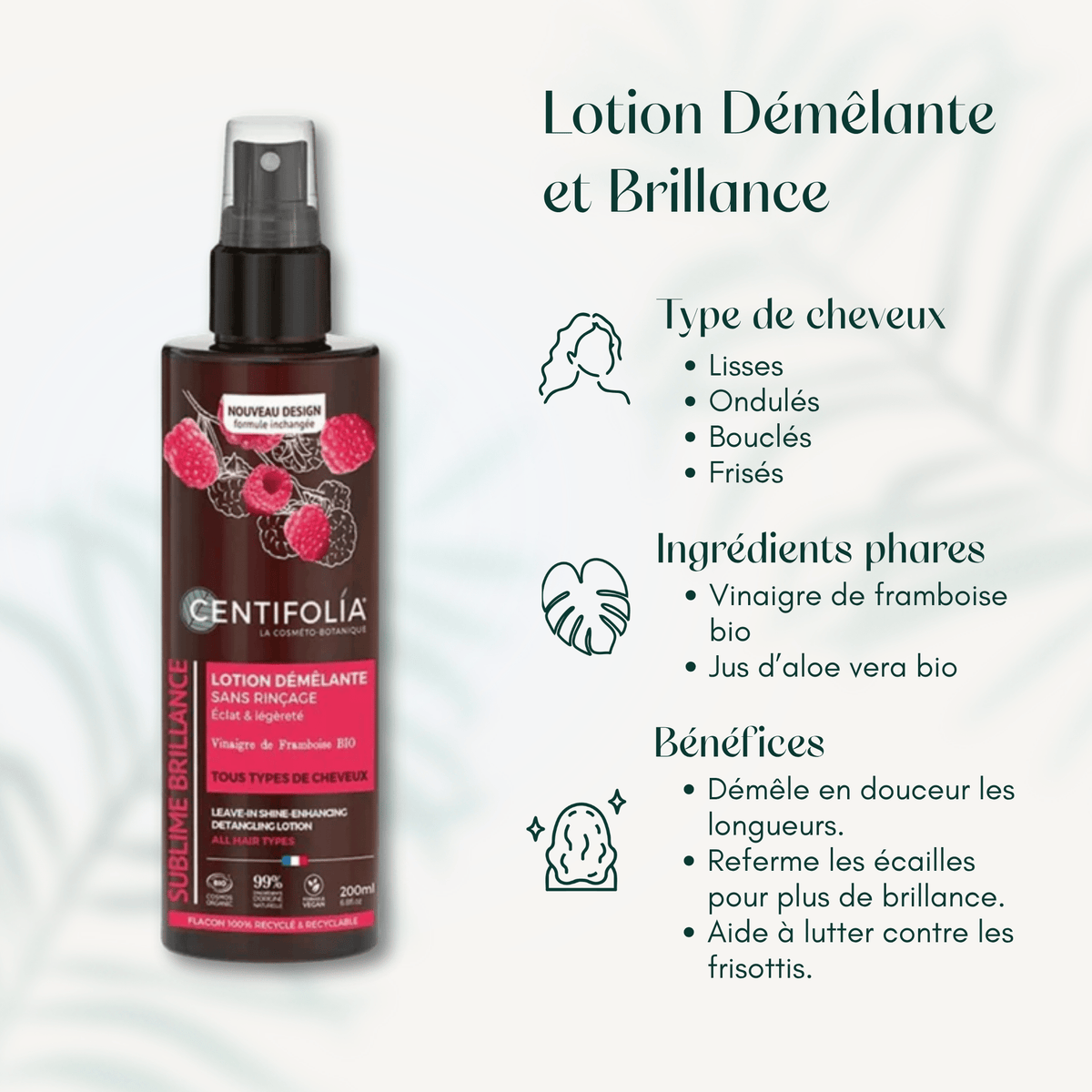 Lotion Démêlante et Brillance