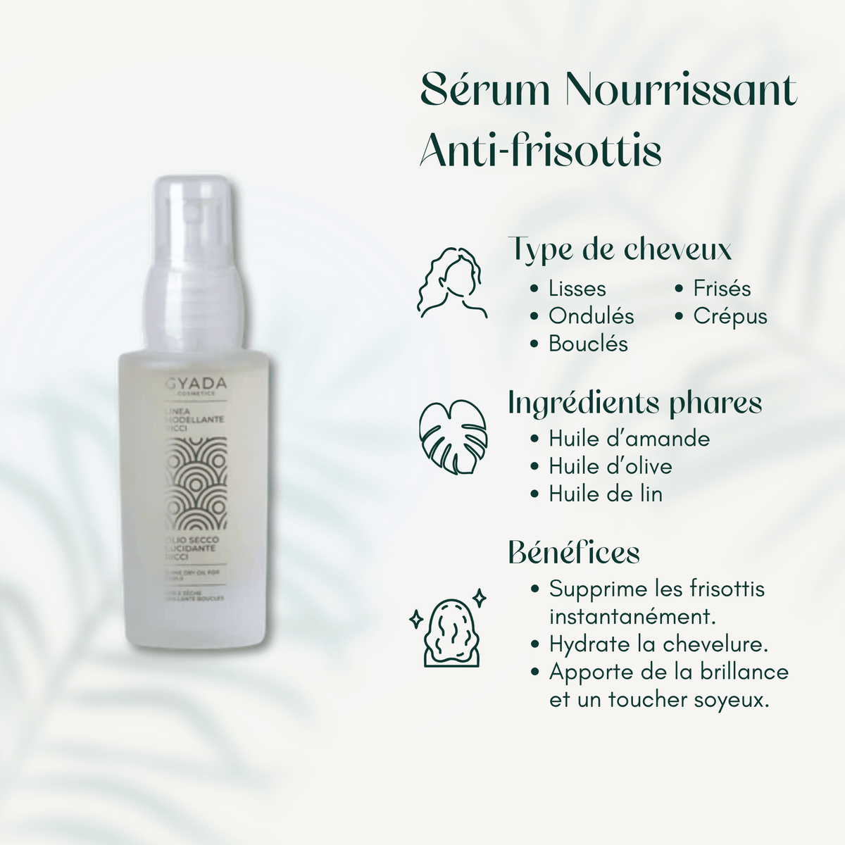 Sérum Nourrissant Anti-frisottis